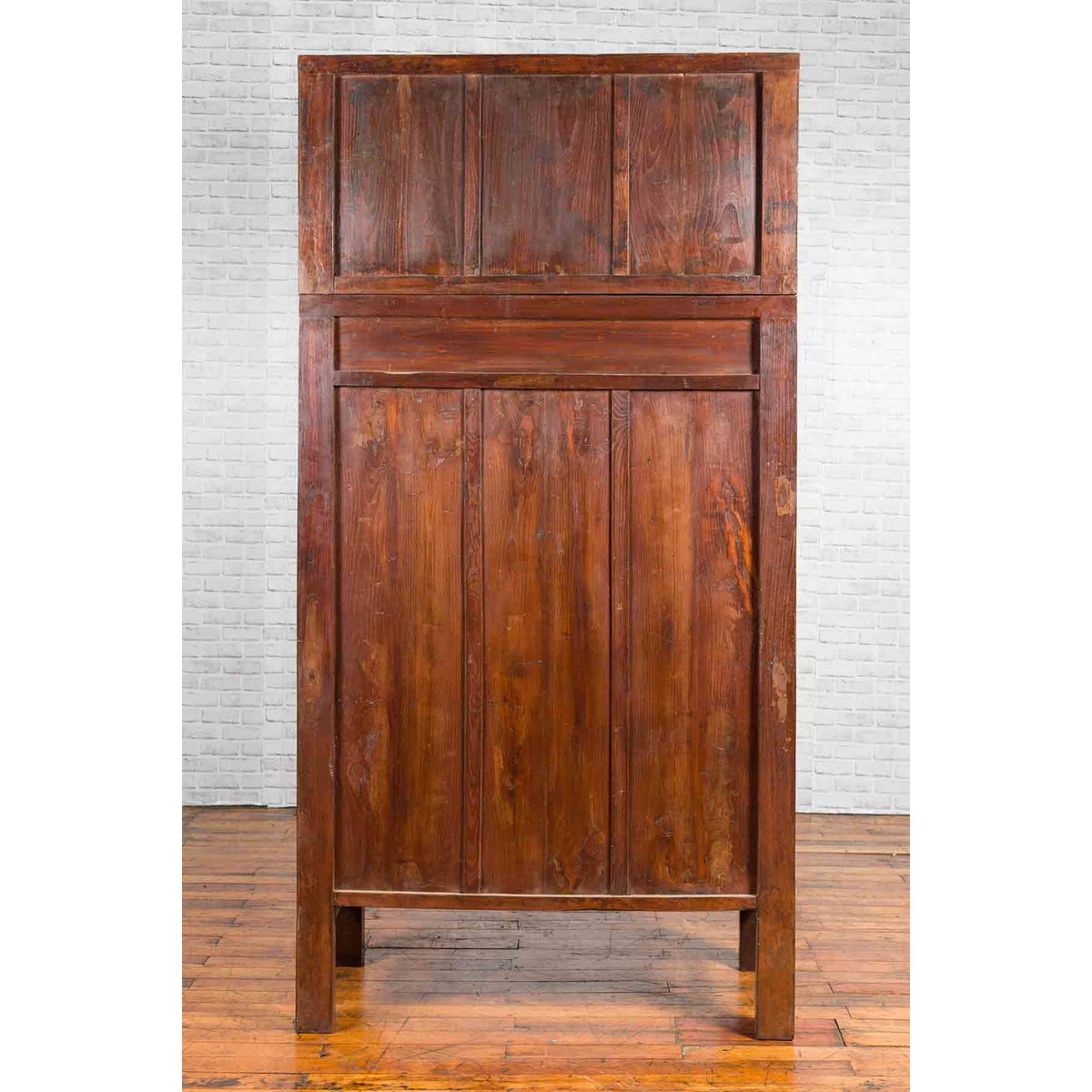 Chinese Qing Dynasty 19th Century Compound Cabinet with Drawers and Hidden Panel-10. Asian & Chinese Furniture, Art, Antiques, Vintage Home Décor for sale at FEA Home