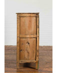 19th Century Polychrome Tibetan Cabinet with Double Doors and Painted Cartouches-12. Asian & Chinese Furniture, Art, Antiques, Vintage Home Décor for sale at FEA Home