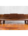 Chinese Qing Dynasty 19th Century Opium Daybed with Rattan Top and Chow Legs-12. Asian & Chinese Furniture, Art, Antiques, Vintage Home Décor for sale at FEA Home
