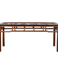 Chinese Early 20th Century Shop Sign Console Table with Carved Calligraphy-1. Asian & Chinese Furniture, Art, Antiques, Vintage Home Décor for sale at FEA Home