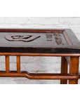 Chinese Early 20th Century Shop Sign Console Table with Carved Calligraphy-6. Asian & Chinese Furniture, Art, Antiques, Vintage Home Décor for sale at FEA Home