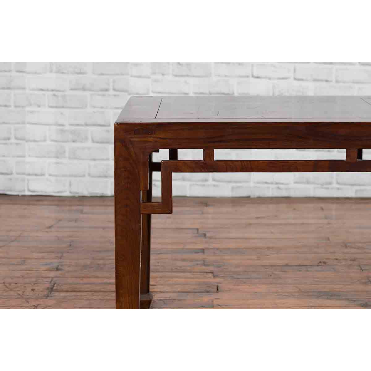 Chinese Qing Dynasty Period 19th Century Side Table with Humpback Style Apron-9. Asian & Chinese Furniture, Art, Antiques, Vintage Home Décor for sale at FEA Home