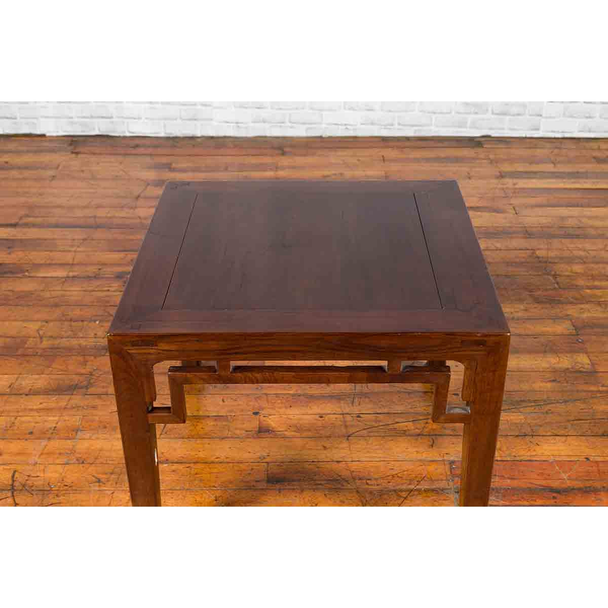 Chinese Qing Dynasty Period 19th Century Side Table with Humpback Style Apron-10. Asian & Chinese Furniture, Art, Antiques, Vintage Home Décor for sale at FEA Home