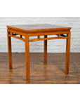Qing Dynasty 19th Century Table with Humpback Stretchers and Horse Hoof Legs-10. Asian & Chinese Furniture, Art, Antiques, Vintage Home Décor for sale at FEA Home