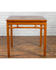 Qing Dynasty 19th Century Table with Humpback Stretchers and Horse Hoof Legs-11. Asian & Chinese Furniture, Art, Antiques, Vintage Home Décor for sale at FEA Home