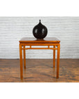 Qing Dynasty 19th Century Table with Humpback Stretchers and Horse Hoof Legs-3. Asian & Chinese Furniture, Art, Antiques, Vintage Home Décor for sale at FEA Home