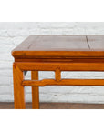 Qing Dynasty 19th Century Table with Humpback Stretchers and Horse Hoof Legs-5. Asian & Chinese Furniture, Art, Antiques, Vintage Home Décor for sale at FEA Home