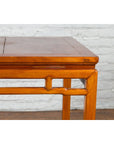 Qing Dynasty 19th Century Table with Humpback Stretchers and Horse Hoof Legs-6. Asian & Chinese Furniture, Art, Antiques, Vintage Home Décor for sale at FEA Home
