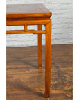 Qing Dynasty 19th Century Table with Humpback Stretchers and Horse Hoof Legs-8. Asian & Chinese Furniture, Art, Antiques, Vintage Home Décor for sale at FEA Home