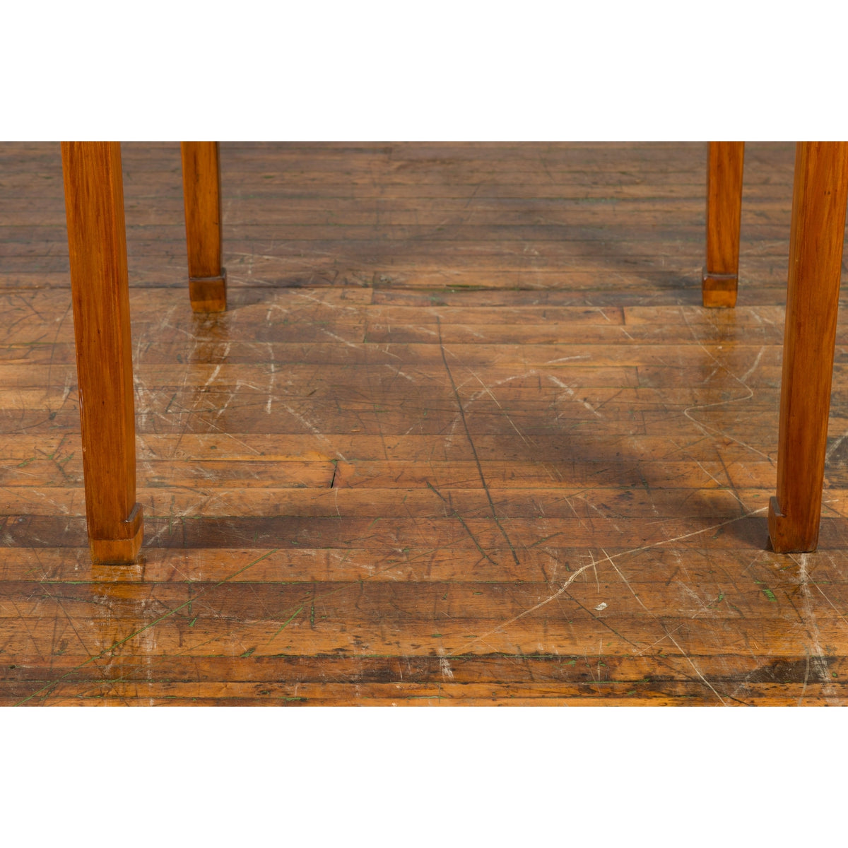 Qing Dynasty 19th Century Table with Humpback Stretchers and Horse Hoof Legs-9. Asian & Chinese Furniture, Art, Antiques, Vintage Home Décor for sale at FEA Home