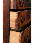 Japanese Meiji Period Keyaki Wood Tansu Clothing Chest in the Sendai Style-7. Asian & Chinese Furniture, Art, Antiques, Vintage Home Décor for sale at FEA Home