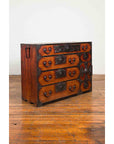 Japanese Meiji Period Keyaki Wood Tansu Clothing Chest in the Sendai Style-5. Asian & Chinese Furniture, Art, Antiques, Vintage Home Décor for sale at FEA Home