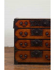 Japanese Meiji Period Keyaki Wood Tansu Clothing Chest in the Sendai Style-8. Asian & Chinese Furniture, Art, Antiques, Vintage Home Décor for sale at FEA Home