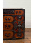 Japanese Meiji Period Keyaki Wood Tansu Clothing Chest in the Sendai Style-10. Asian & Chinese Furniture, Art, Antiques, Vintage Home Décor for sale at FEA Home