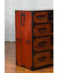Japanese 19th Century Keyaki Wood Isho Dansu Clothing Chest with Iron Hardware-11. Asian & Chinese Furniture, Art, Antiques, Vintage Home Décor for sale at FEA Home