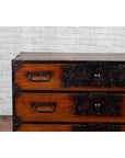 Japanese 19th Century Keyaki Wood Isho Dansu Clothing Chest with Iron Hardware-6. Asian & Chinese Furniture, Art, Antiques, Vintage Home Décor for sale at FEA Home