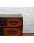 Japanese 19th Century Keyaki Wood Isho Dansu Clothing Chest with Iron Hardware-7. Asian & Chinese Furniture, Art, Antiques, Vintage Home Décor for sale at FEA Home