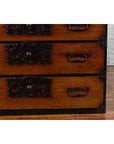 Japanese 19th Century Keyaki Wood Isho Dansu Clothing Chest with Iron Hardware-9. Asian & Chinese Furniture, Art, Antiques, Vintage Home Décor for sale at FEA Home