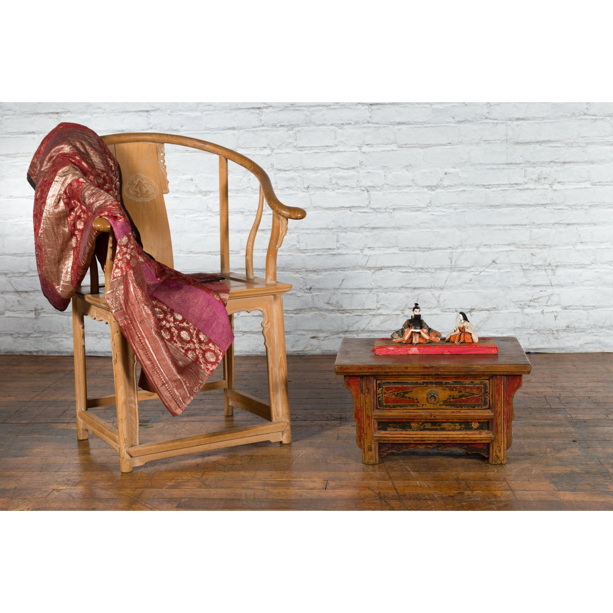 Chinese Fujian Province Qing Dynasty 19th Century Butterfly Low Drinks Table-11. Asian & Chinese Furniture, Art, Antiques, Vintage Home Décor for sale at FEA Home