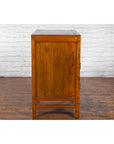 Chinese Antique Elm and Burlwood Two-Toned Side Cabinet with Doors and Drawers-12. Asian & Chinese Furniture, Art, Antiques, Vintage Home Décor for sale at FEA Home