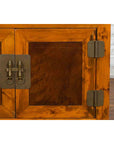 Chinese Antique Elm and Burlwood Two-Toned Side Cabinet with Doors and Drawers-11. Asian & Chinese Furniture, Art, Antiques, Vintage Home Décor for sale at FEA Home