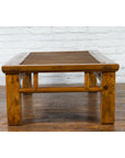 Chinese Qing Dynasty Elm Lohan Bed Coffee Table with Hand-Woven Rattan Top-11. Asian & Chinese Furniture, Art, Antiques, Vintage Home Décor for sale at FEA Home