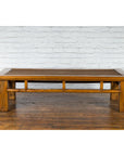 Chinese Qing Dynasty Elm Lohan Bed Coffee Table with Hand-Woven Rattan Top-12. Asian & Chinese Furniture, Art, Antiques, Vintage Home Décor for sale at FEA Home