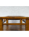 Chinese Qing Dynasty Elm Lohan Bed Coffee Table with Hand-Woven Rattan Top-15. Asian & Chinese Furniture, Art, Antiques, Vintage Home Décor for sale at FEA Home