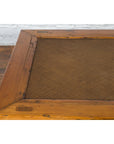 Chinese Qing Dynasty Elm Lohan Bed Coffee Table with Hand-Woven Rattan Top-8. Asian & Chinese Furniture, Art, Antiques, Vintage Home Décor for sale at FEA Home