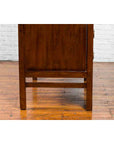 Chinese Qing Dynasty 19th Century Elm and Wood Cabinet with Doors and Drawers-12. Asian & Chinese Furniture, Art, Antiques, Vintage Home Décor for sale at FEA Home