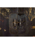 Chinese Qing Two-Door Cabinet with Chinoiserie and Original Black Lacquer-15. Asian & Chinese Furniture, Art, Antiques, Vintage Home Décor for sale at FEA Home
