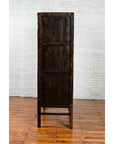 Chinese Qing Two-Door Cabinet with Chinoiserie and Original Black Lacquer-16. Asian & Chinese Furniture, Art, Antiques, Vintage Home Décor for sale at FEA Home