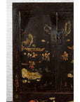 Chinese Qing Two-Door Cabinet with Chinoiserie and Original Black Lacquer-8. Asian & Chinese Furniture, Art, Antiques, Vintage Home Décor for sale at FEA Home