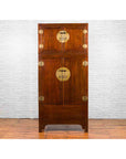 Chinese Qing Dynasty 19th Century Elm and Burl Wood Multiseason Compound Cabinet-13. Asian & Chinese Furniture, Art, Antiques, Vintage Home Décor for sale at FEA Home