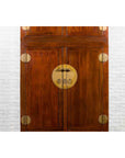 Chinese Qing Dynasty 19th Century Elm and Burl Wood Multiseason Compound Cabinet-8. Asian & Chinese Furniture, Art, Antiques, Vintage Home Décor for sale at FEA Home