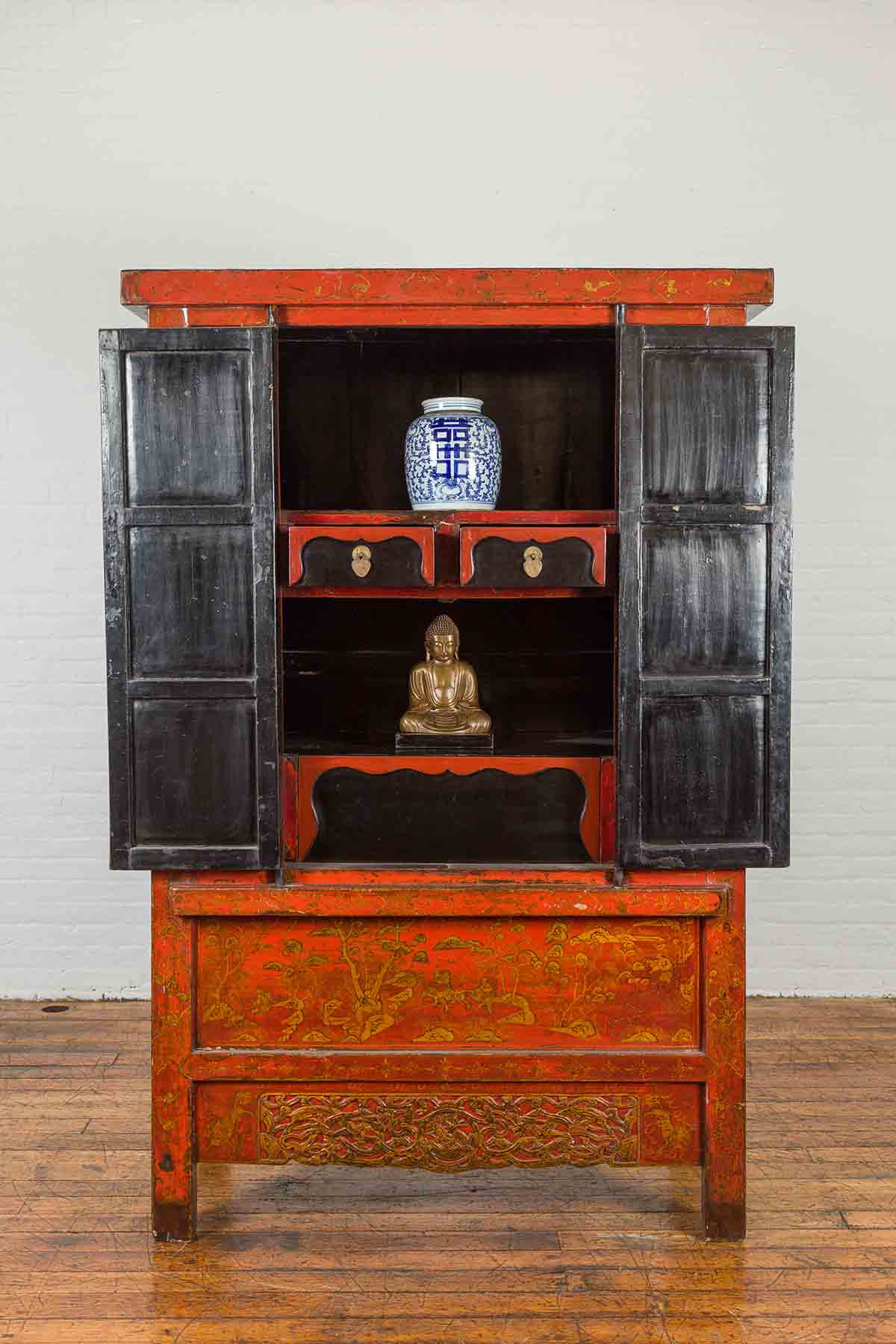 Original Lacquer Cabinet-3. Asian & Chinese Furniture, Art, Antiques, Vintage Home Décor for sale at FEA Home