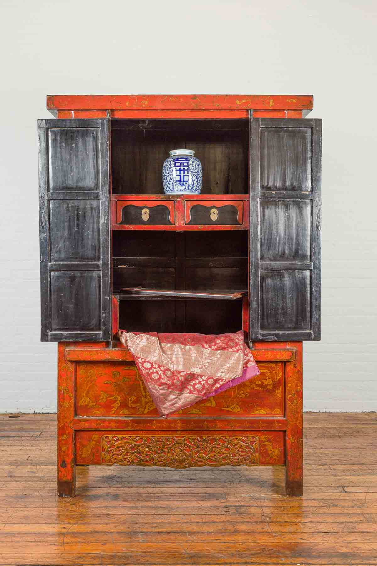 Original Lacquer Cabinet-4. Asian & Chinese Furniture, Art, Antiques, Vintage Home Décor for sale at FEA Home