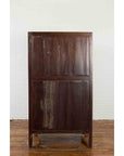 Chinese Hebei Province Early 20th Century Burl Wood Cabinet with Brass Medallion-11. Asian & Chinese Furniture, Art, Antiques, Vintage Home Décor for sale at FEA Home