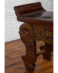 Chinese Qing Dynasty 19th Century Carved Console Table with Mythical Animals-19. Asian & Chinese Furniture, Art, Antiques, Vintage Home Décor for sale at FEA Home