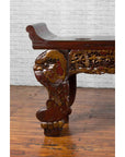 Chinese Qing Dynasty 19th Century Carved Console Table with Mythical Animals-5. Asian & Chinese Furniture, Art, Antiques, Vintage Home Décor for sale at FEA Home