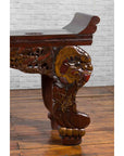 Chinese Qing Dynasty 19th Century Carved Console Table with Mythical Animals-6. Asian & Chinese Furniture, Art, Antiques, Vintage Home Décor for sale at FEA Home