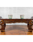Chinese Qing Dynasty 19th Century Carved Console Table with Mythical Animals-4. Asian & Chinese Furniture, Art, Antiques, Vintage Home Décor for sale at FEA Home