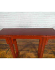 19th Century Chinese Qing Dynasty Period Red Lacquer Console Altar Table-3. Asian & Chinese Furniture, Art, Antiques, Vintage Home Décor for sale at FEA Home