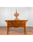 Chinese Qing Dynasty Period 19th Century Elm Sideboard with Dragon Carved Apron-3. Asian & Chinese Furniture, Art, Antiques, Vintage Home Décor for sale at FEA Home
