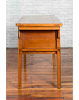 Chinese Qing Dynasty Period 19th Century Elm Sideboard with Dragon Carved Apron-15. Asian & Chinese Furniture, Art, Antiques, Vintage Home Décor for sale at FEA Home