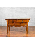 Chinese Qing Dynasty Period 19th Century Elm Sideboard with Dragon Carved Apron-13. Asian & Chinese Furniture, Art, Antiques, Vintage Home Décor for sale at FEA Home