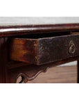 Chinese 19th Century Qing Dynasty Elm Low Console Table with Three Drawers-15. Asian & Chinese Furniture, Art, Antiques, Vintage Home Décor for sale at FEA Home