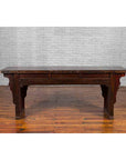 Chinese 19th Century Qing Dynasty Elm Low Console Table with Three Drawers-8. Asian & Chinese Furniture, Art, Antiques, Vintage Home Décor for sale at FEA Home