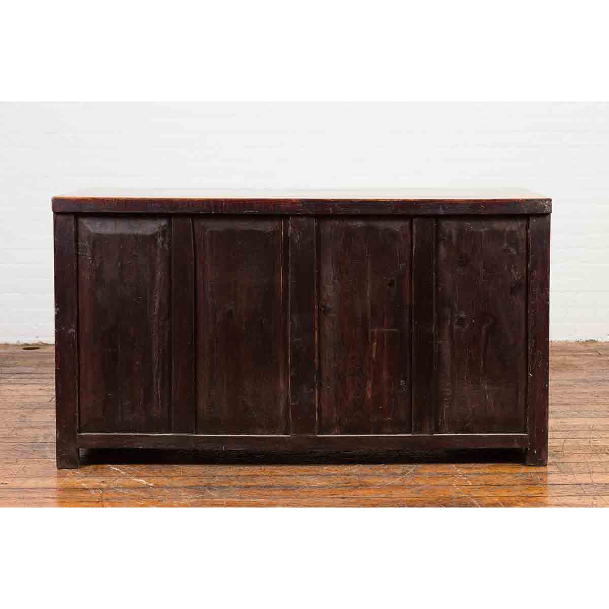 Early 20th Century Chinese Elmwood Sideboard-11. Asian & Chinese Furniture, Art, Antiques, Vintage Home Décor for sale at FEA Home