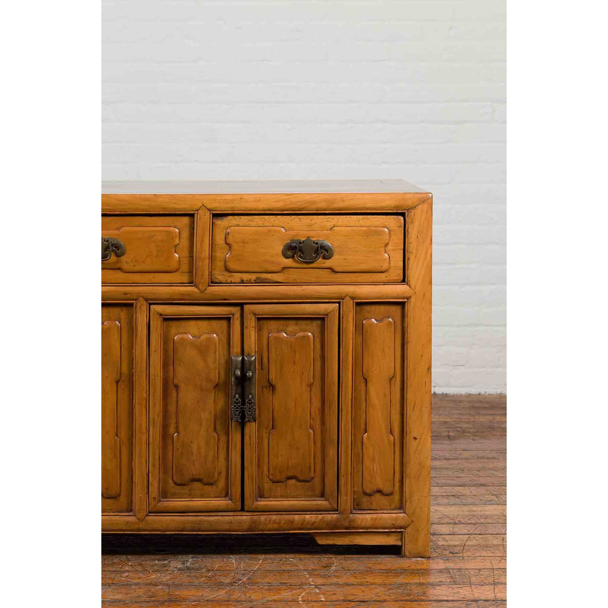 Early 20th Century Chinese Elmwood Sideboard-7. Asian & Chinese Furniture, Art, Antiques, Vintage Home Décor for sale at FEA Home